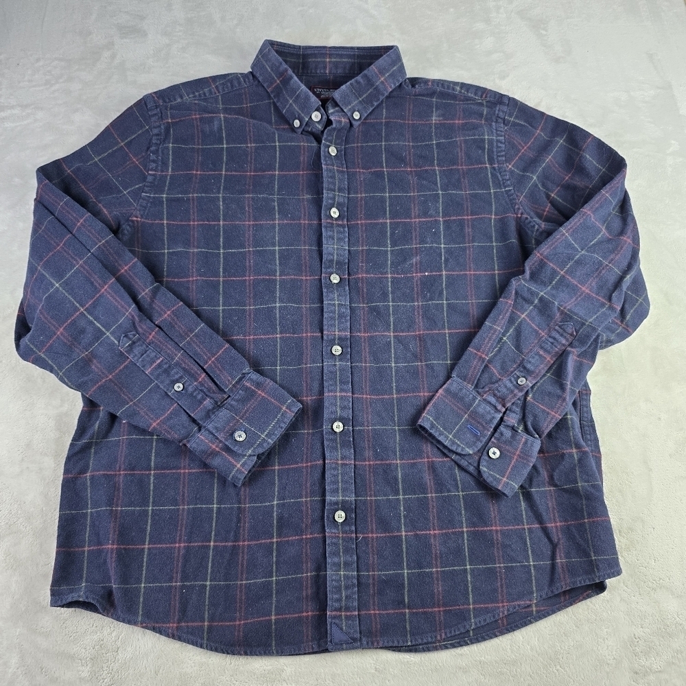 Lot 3 UNTUCKIT Plaid Slim Fit Long Sleeve Shirt Sz 2XL 100% Cotton